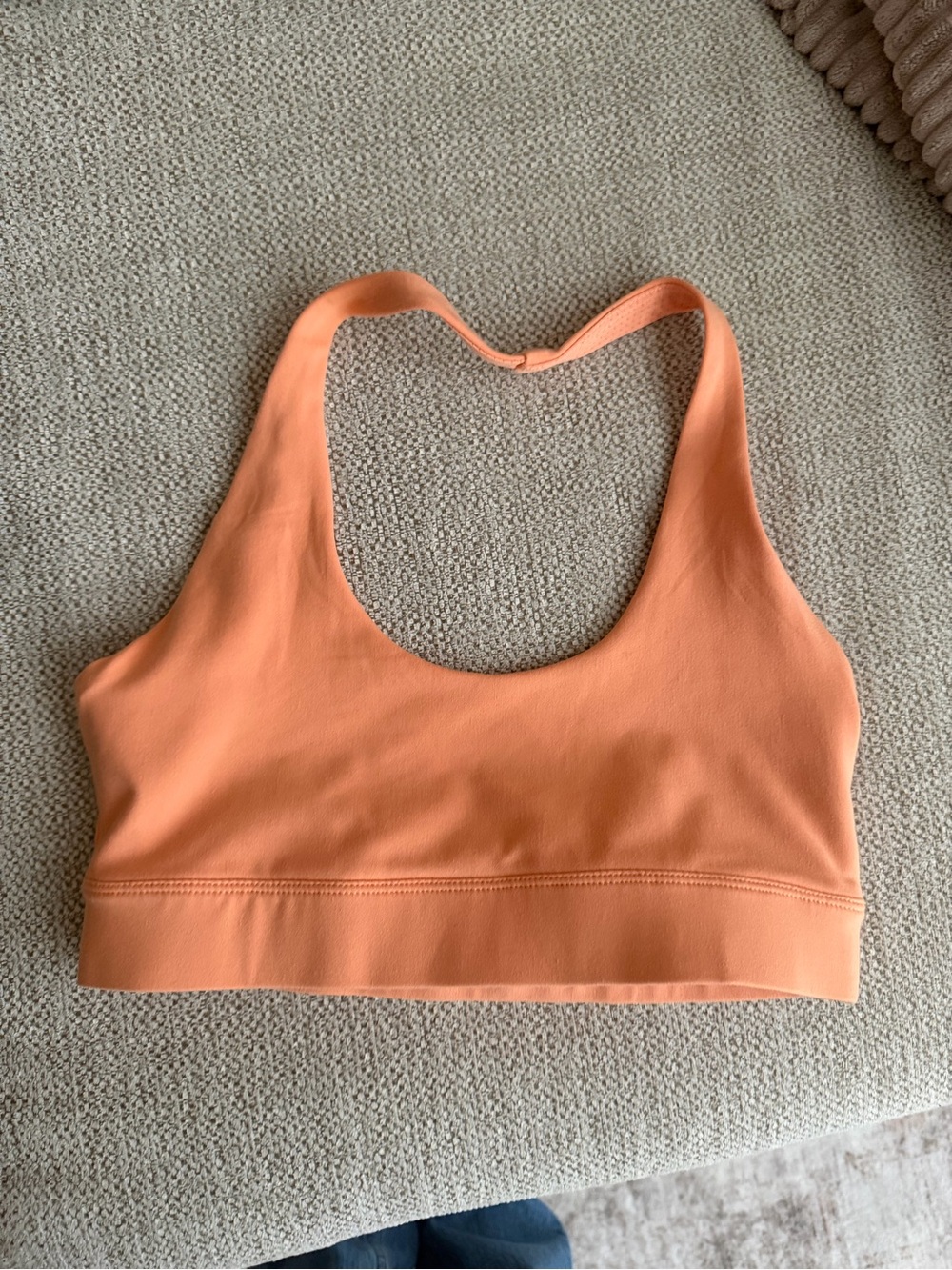 Women’s Scoop Neck Sports Bra - Orange
